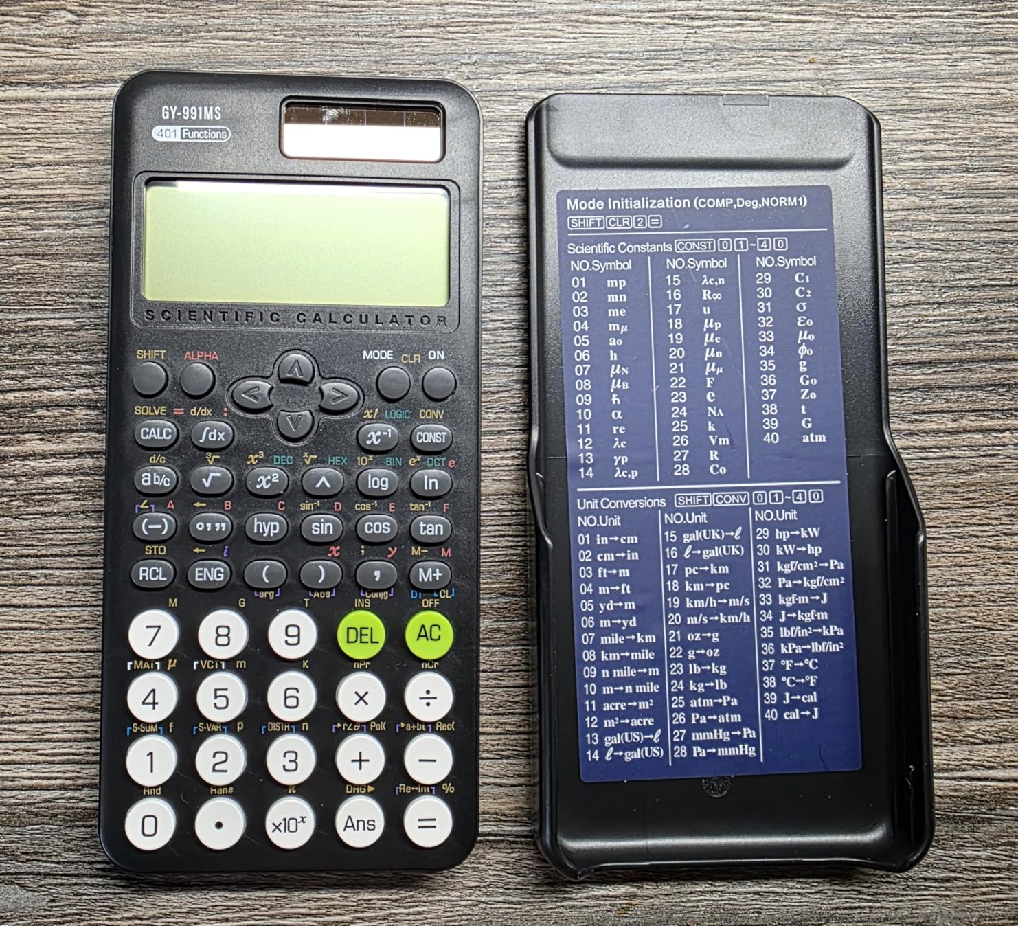 Scientific Calculator For Secondary School - 학교용 과학 계산기 991MS 401개 계산