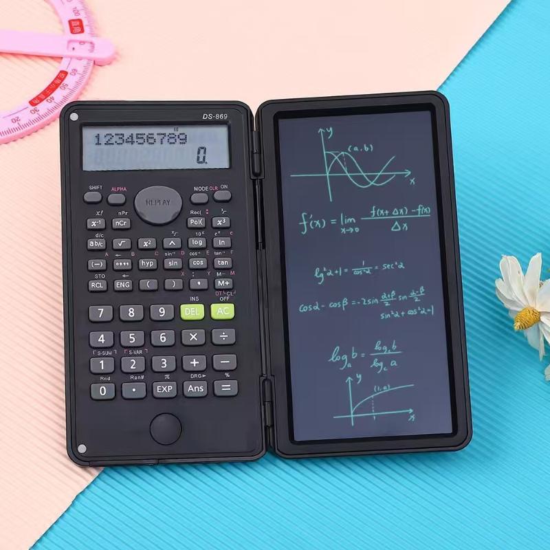 Scientific Calculator For Secondary School - 접이식 LCD 필기 태블릿과 다양한 계산