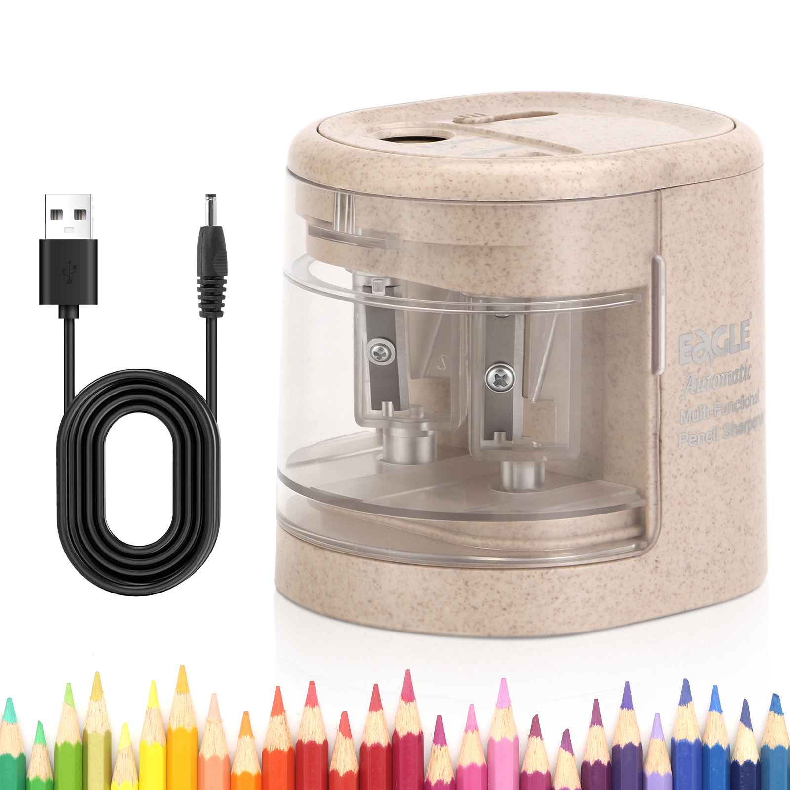 EAGLE 자동 전기 연필깎이, 6-12mm 모든 모양 - Electric Pencil Sharpener Usb 리뷰 및 가격