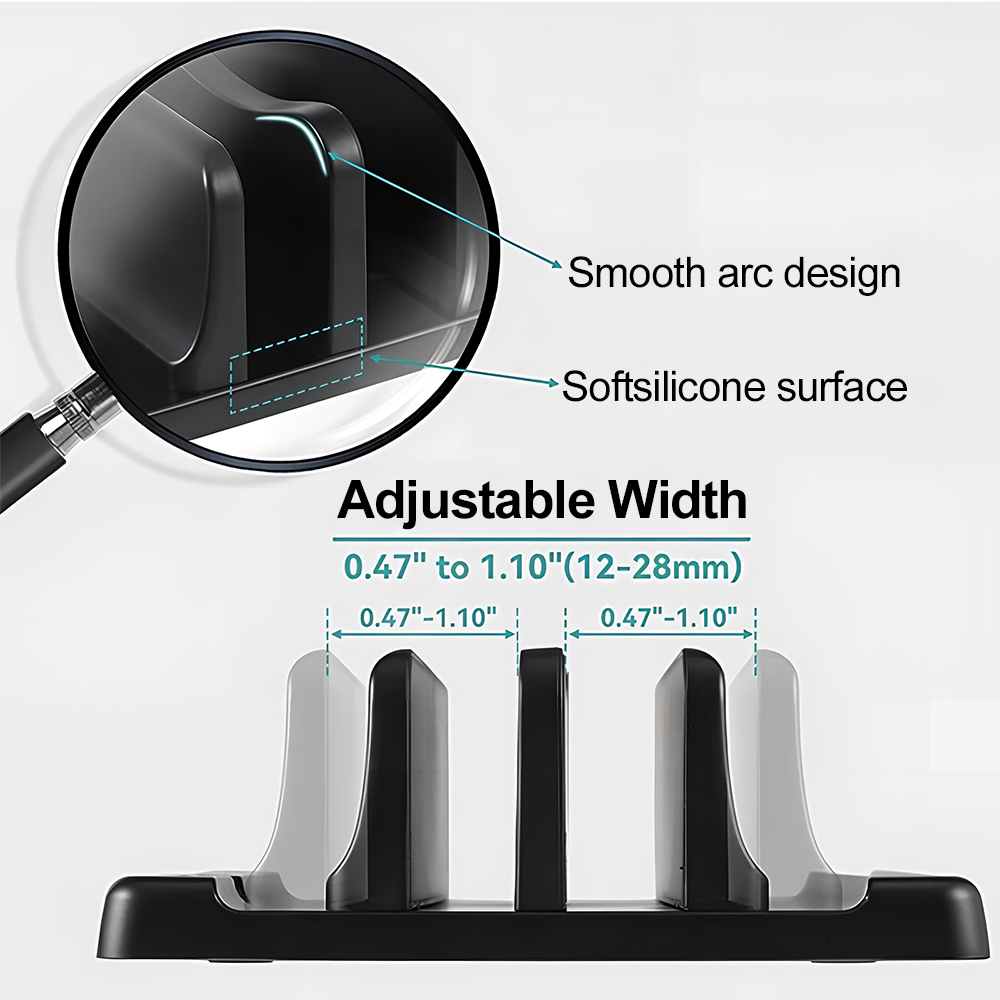 사무실용 ABS 노트북 스탠드 수직형으로 데스크탑 공간 - Desk Accessories 리뷰 및 가격