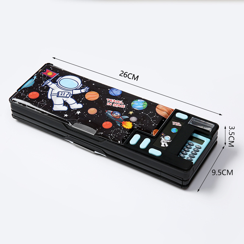 초등학생을위한 내장 계산기 플라스틱 문구 상자 양면 오 - Scientific Calculator For Secondary School 리뷰 및 가격