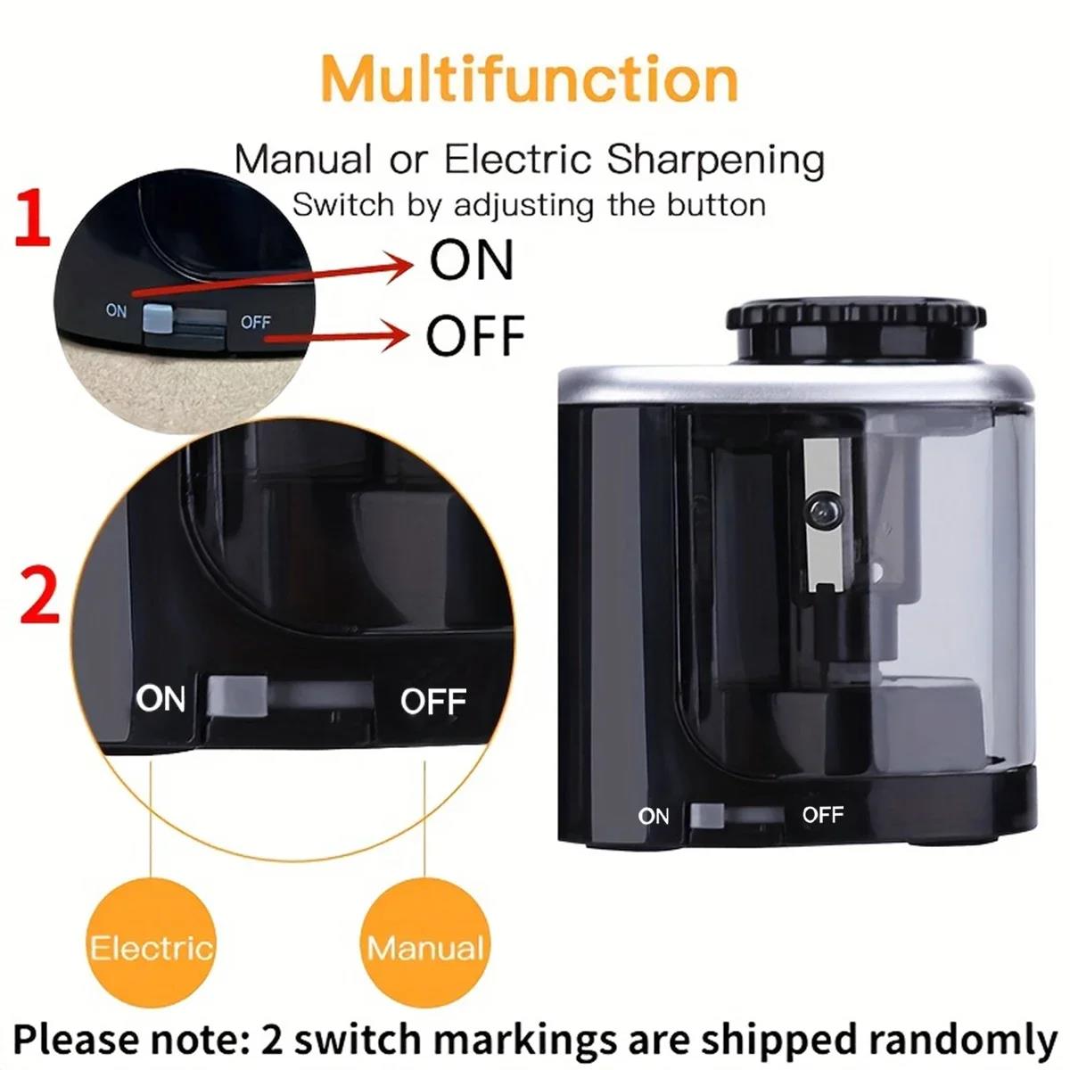 전기 연필깎이 어셈블리 데스크탑 자동 연필깎이 6mm- - Electric Pencil Sharpener Usb 리뷰 및 가격