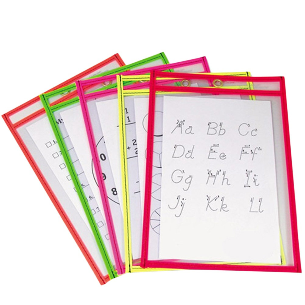 10개들이, 투명 PVC 재질의 지울 수 있는 포켓,  - Writing Tools 리뷰 및 가격
